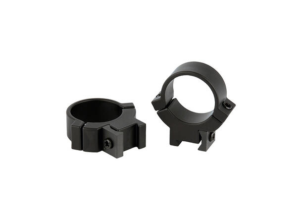 Warne Maxima Fast 9-11mm 1" Sort/Matte Warne Fast Ringmontasje for 9-11mm 